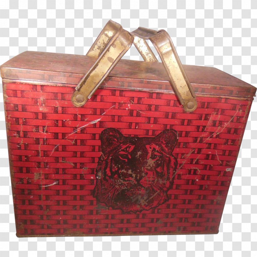 Rectangle Gift Handbag - Red Tin Buckets Transparent PNG