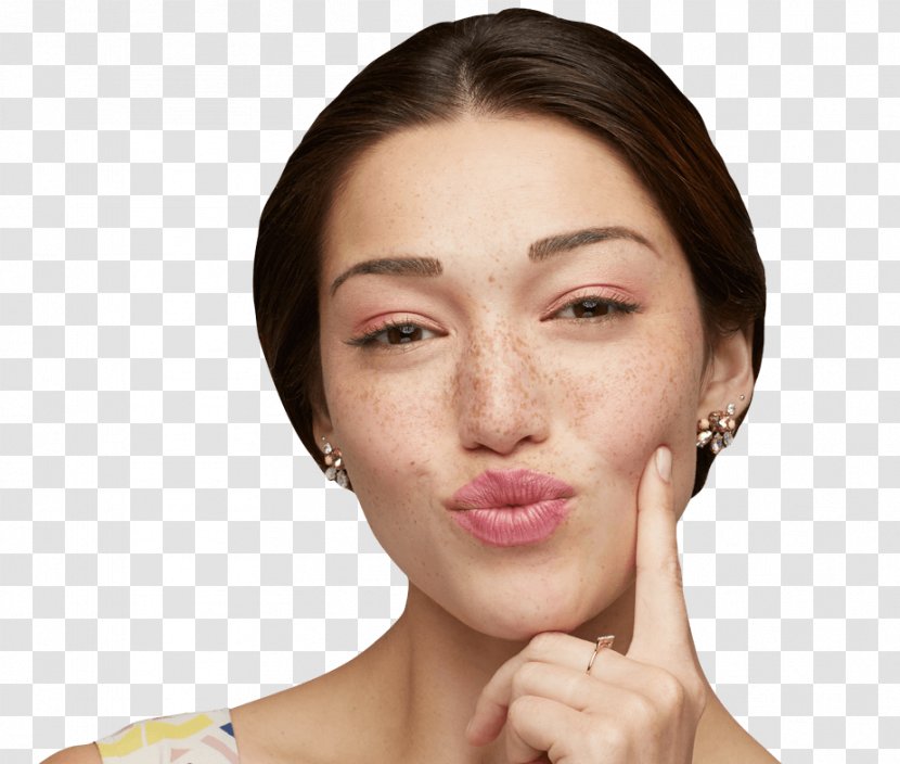 Lotion Cosmetics Model Face Skin - Eyelash - Makeup Transparent PNG