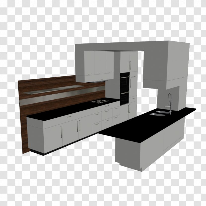 Table Kitchen Cabinet Cooking Ranges Room - Tap - Ceiling Transparent PNG