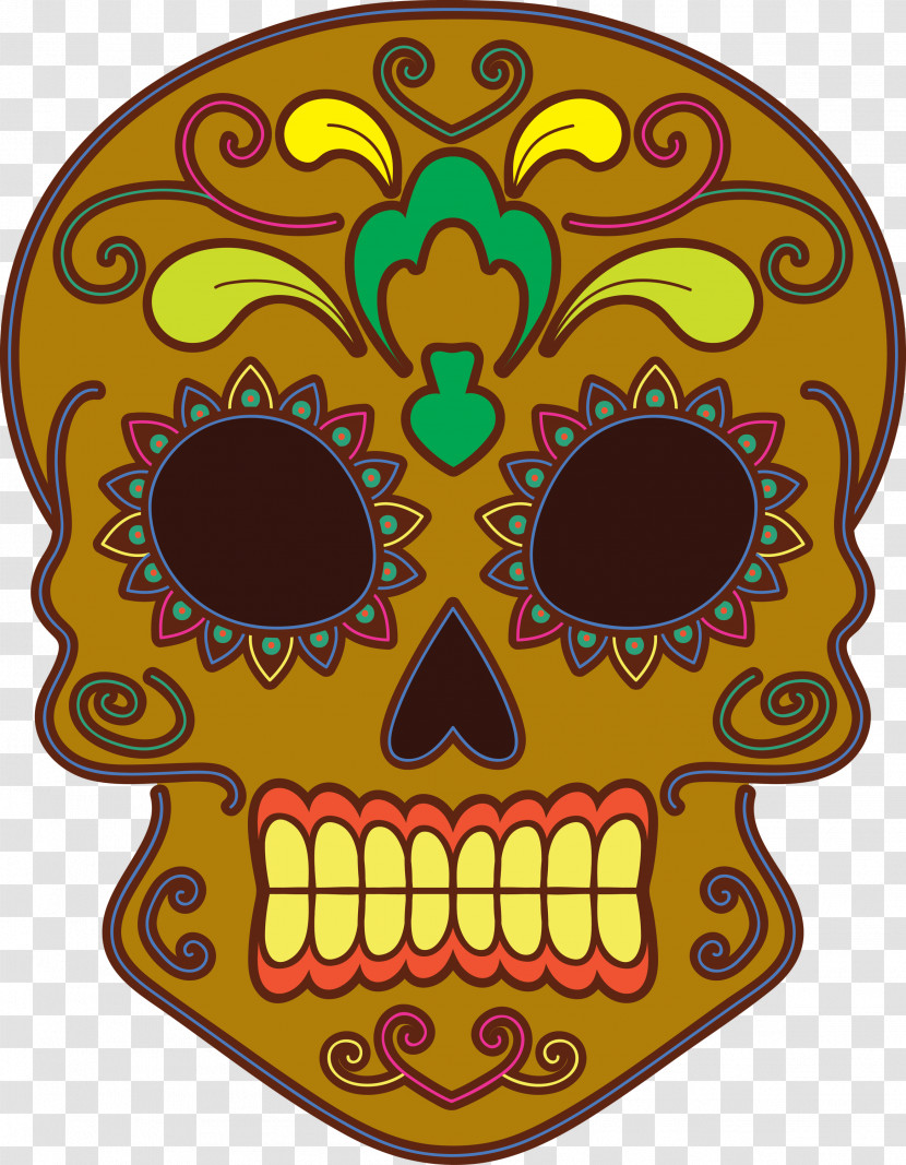 Calavera Day Of The Dead Día De Muertos Transparent PNG