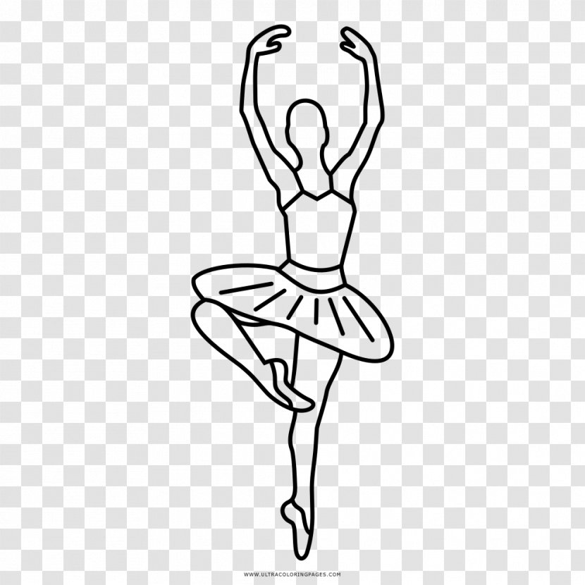 Drawing Ballet Dancer Line Art - Frame - Ballerina Transparent PNG