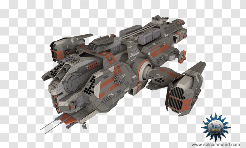 Frigate Starship 3D Modeling Spacecraft - Weapon - Ship Transparent PNG