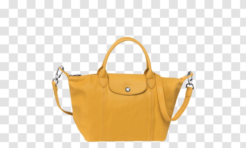 Tote Bag Leather Handbag Longchamp Pliage - Luggage Bags Transparent PNG