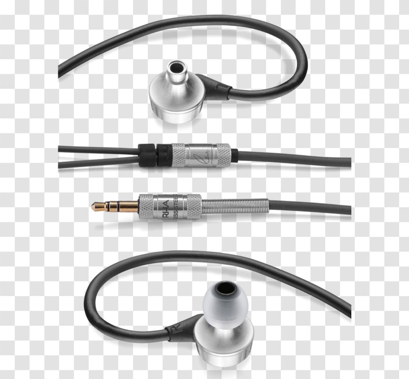 Microphone RHA MA750i Headphones In-ear Monitor - Ear Test Transparent PNG