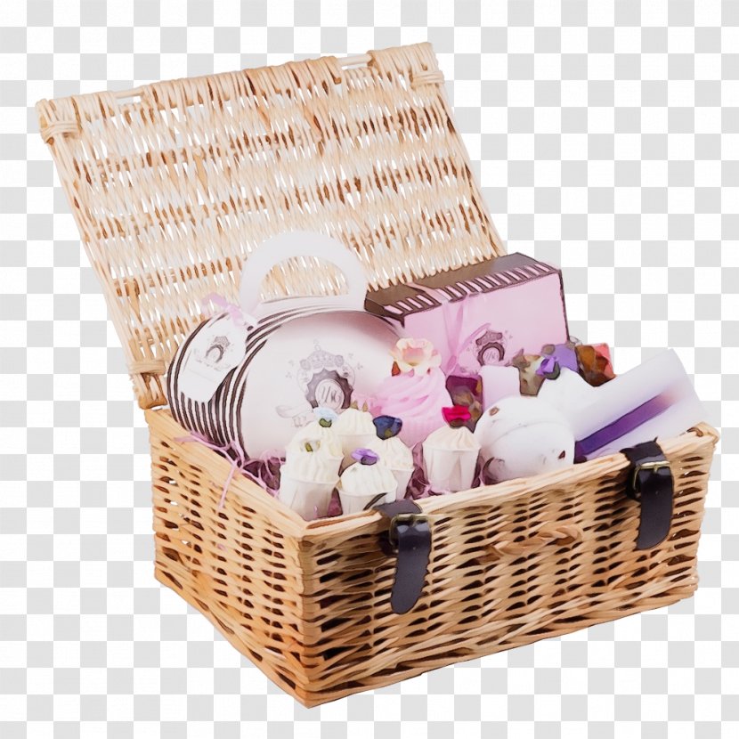 Wicker Basket Hamper Picnic Gift - Wet Ink - Storage Home Accessories Transparent PNG