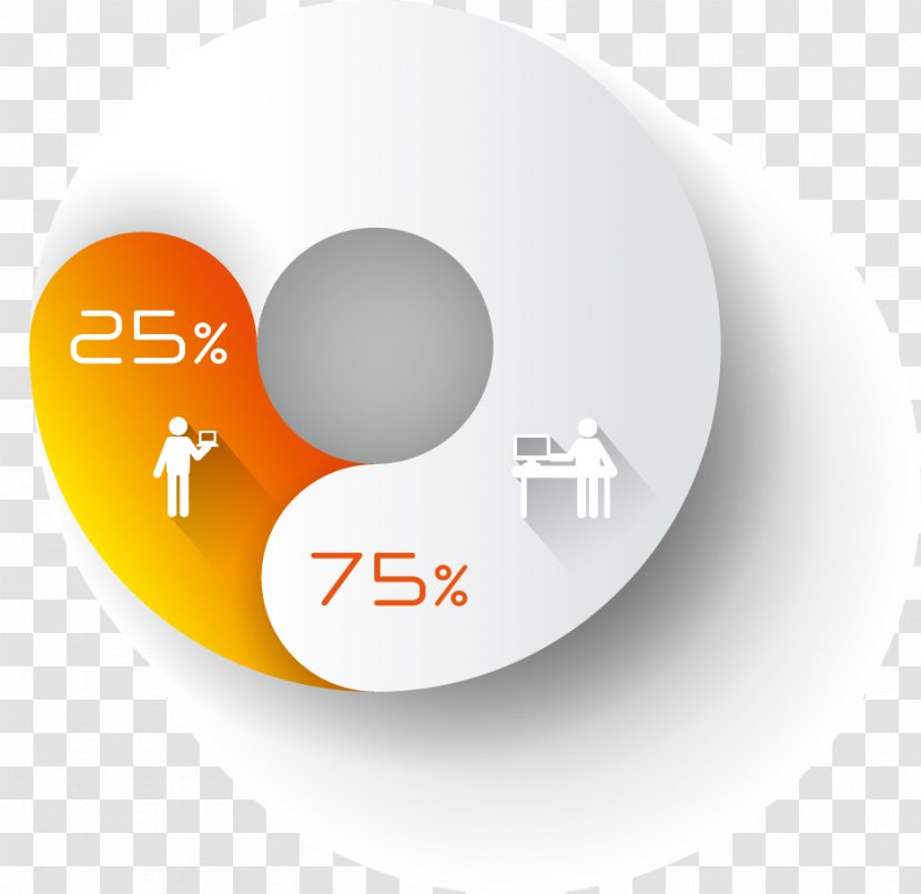 Graphic Design Flat Icon - Brand - Vector PPT Circular Profile Transparent PNG