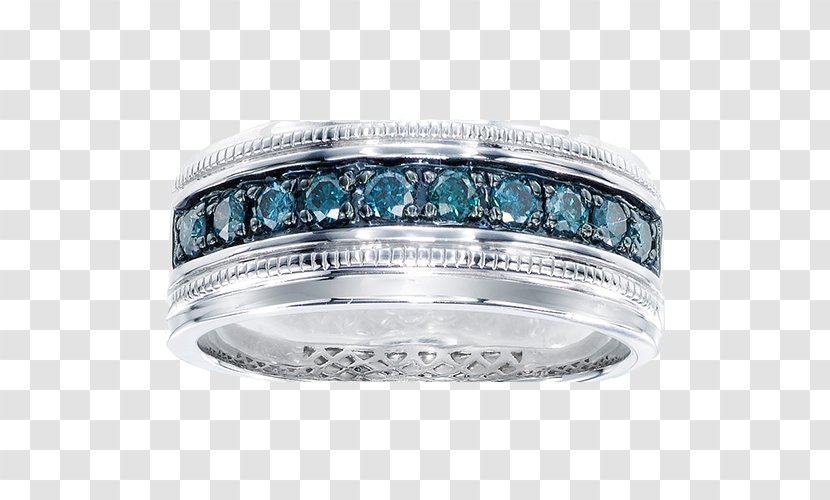 Engagement Ring Blue Diamond Wedding - Ceremony Supply Transparent PNG