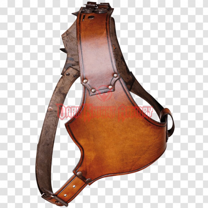 Horse Harnesses Components Of Medieval Armour Leather Middle Ages - Dog Harness Transparent PNG
