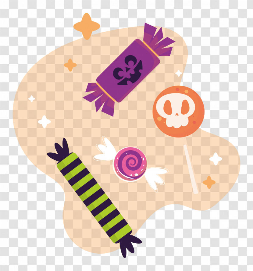 Spooky Sticker Halloween Object Halloween Element Transparent PNG