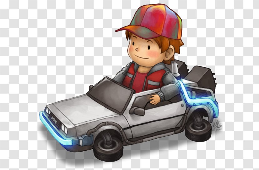 Car DeLorean DMC-12 Marty McFly Dr. Emmett Brown Time Machine - Vehicle Transparent PNG