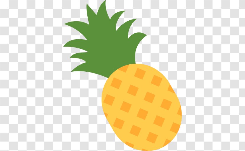 Clip Art Emoji Pineapple Upside-down Cake Pizza - Upsidedown Transparent PNG