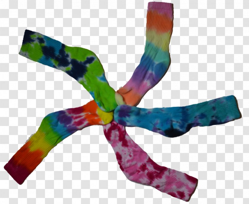 Tie-dye Color Sock Plastic - TIE DYE Transparent PNG