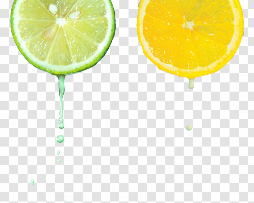 Lemon-lime Drink Key Lime - Yellow - Lemon Transparent PNG