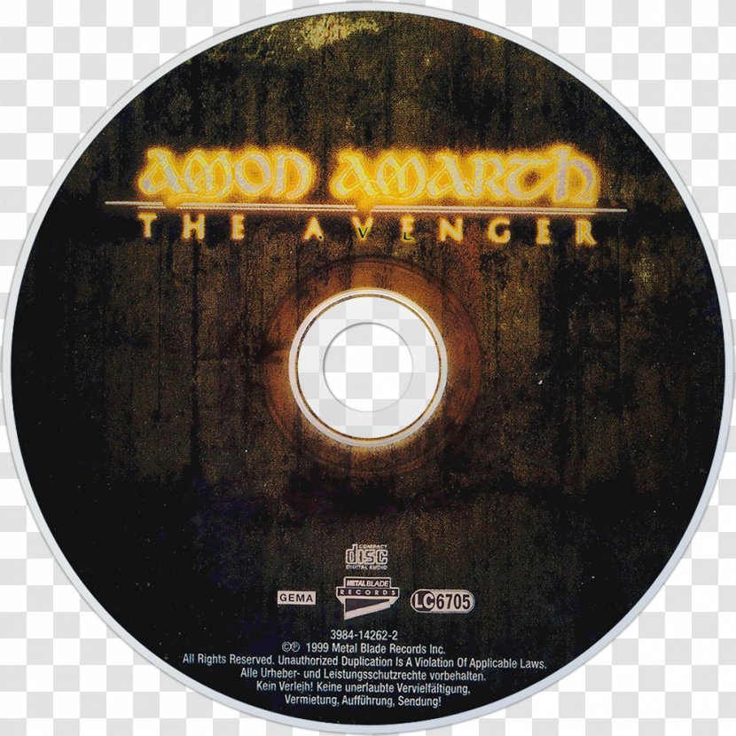 Compact Disc Amon Amarth The Avenger Once Sent From Golden Hall - Tree - Dvd Transparent PNG