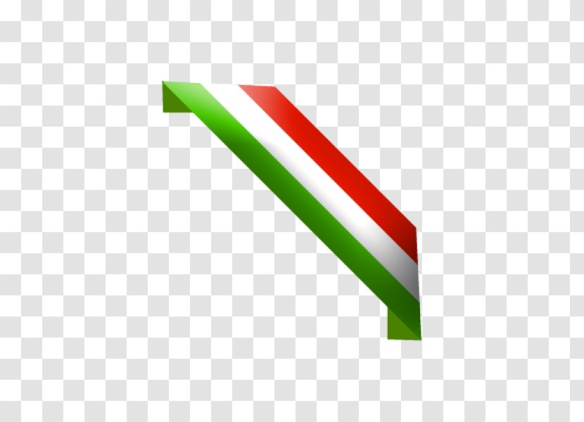 Hungarian Product Design Logo Ribbon - Green - White Transparent PNG