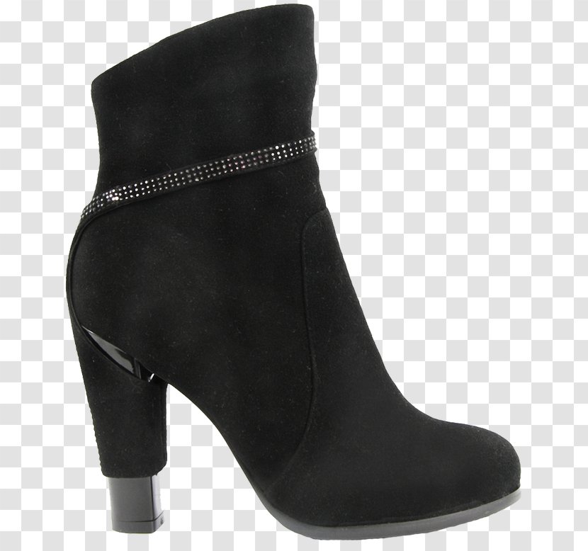 Slipper Boot Shoe High-heeled Footwear - Black - Boots Transparent PNG