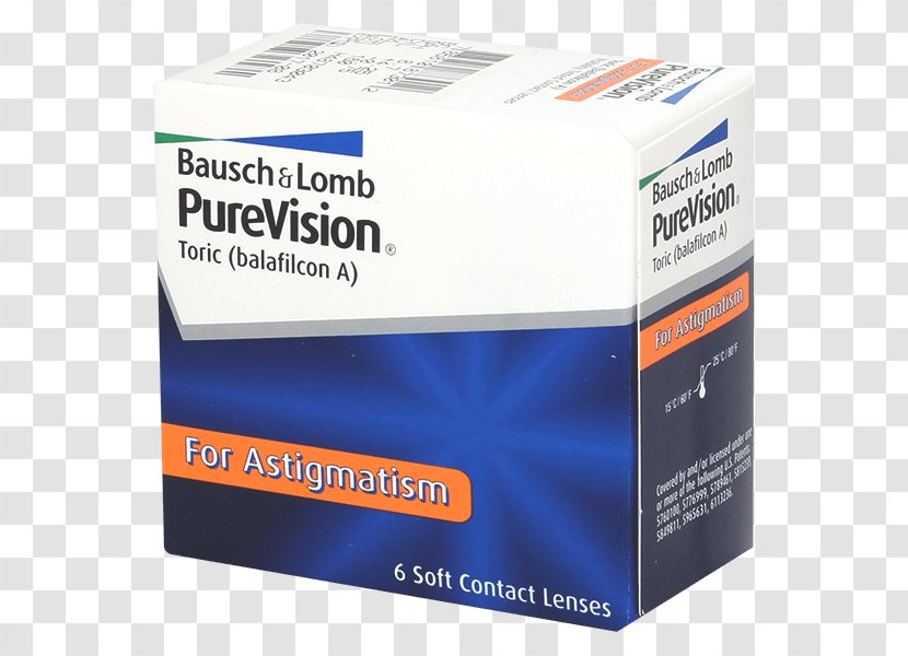 Contact Lenses Bausch & Lomb PureVision Toric Lens Hydrogel - Promotional Panels Transparent PNG