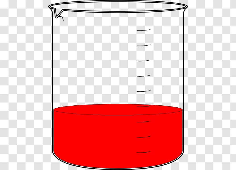 Area Pattern - Red - Beaker Image Transparent PNG