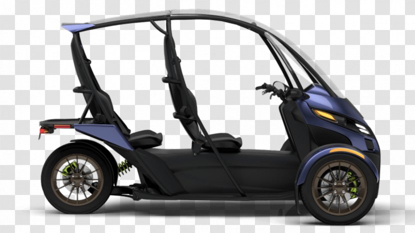 Electric Vehicle Car Three-wheeler Arcimoto Trike - Steering Wheel - ELECTRIC CAR Transparent PNG