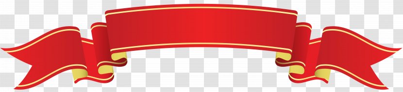 Ribbon Banner Clip Art - Material - Title Transparent PNG