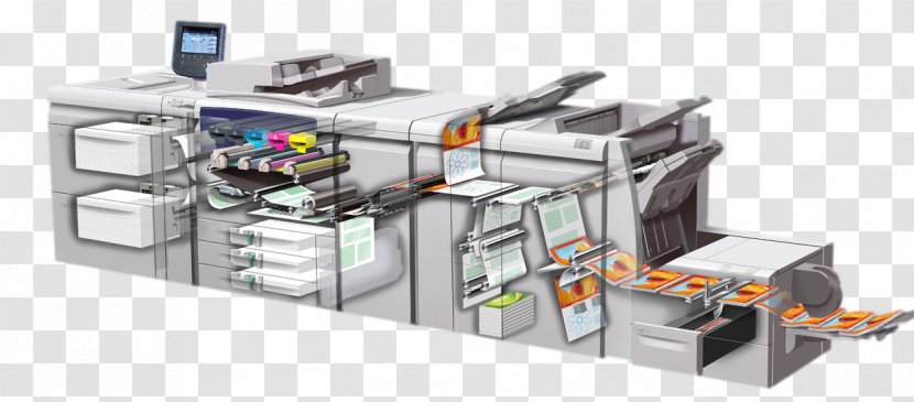 Xerox Digital Printing Photocopier Color - Advertising - Impression Transparent PNG