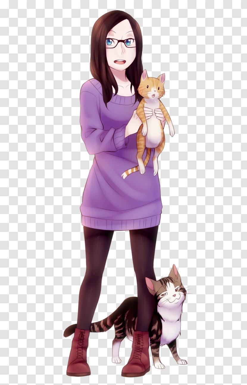 Cartoon Character Shoe Fiction - Silhouette - Cats And Mothers Transparent PNG