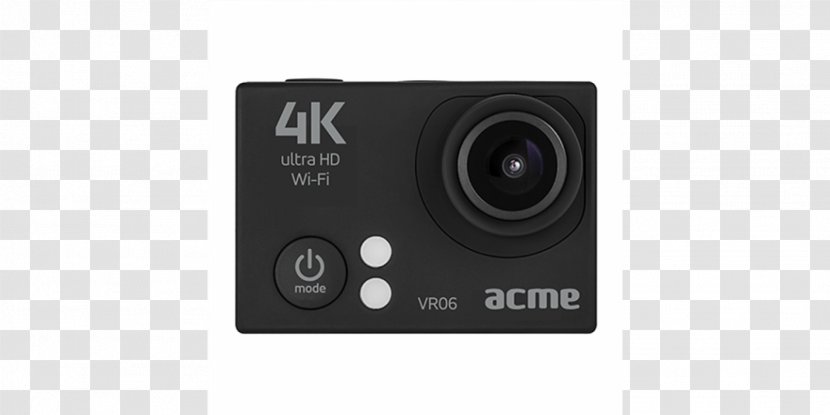 Action Camera 4K Resolution ACME Right Now VR06 Video Cameras - 4k Transparent PNG