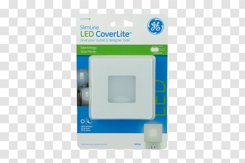 GE Mini Slimline Coverlite Night Light Building Materials Household Hardware Electricity Electric - Electronics - Bright Bulb USB Transparent PNG