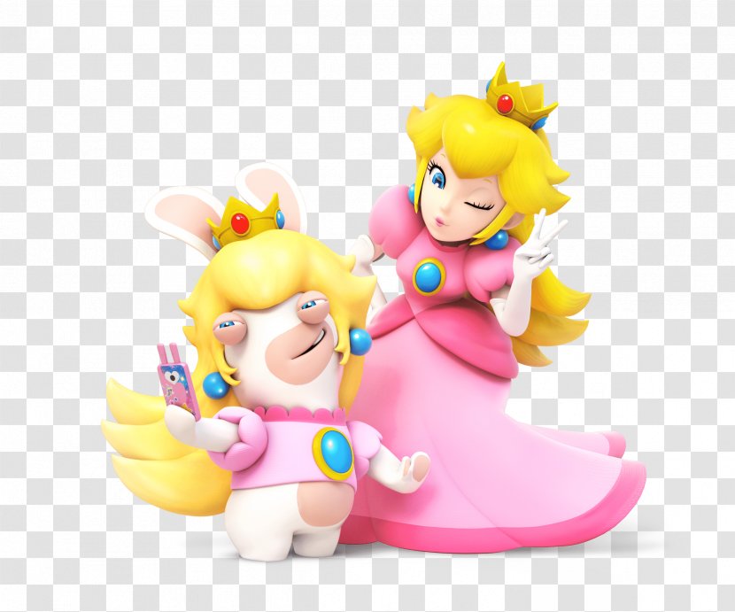 Mario + Rabbids Kingdom Battle Donkey Kong Princess Peach Luigi - Raving Transparent PNG