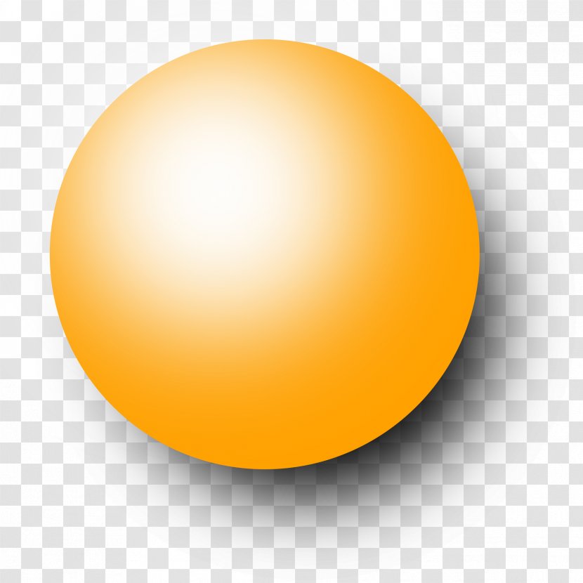 Kugel Orange Clip Art - Ball - Ping Pong Transparent PNG