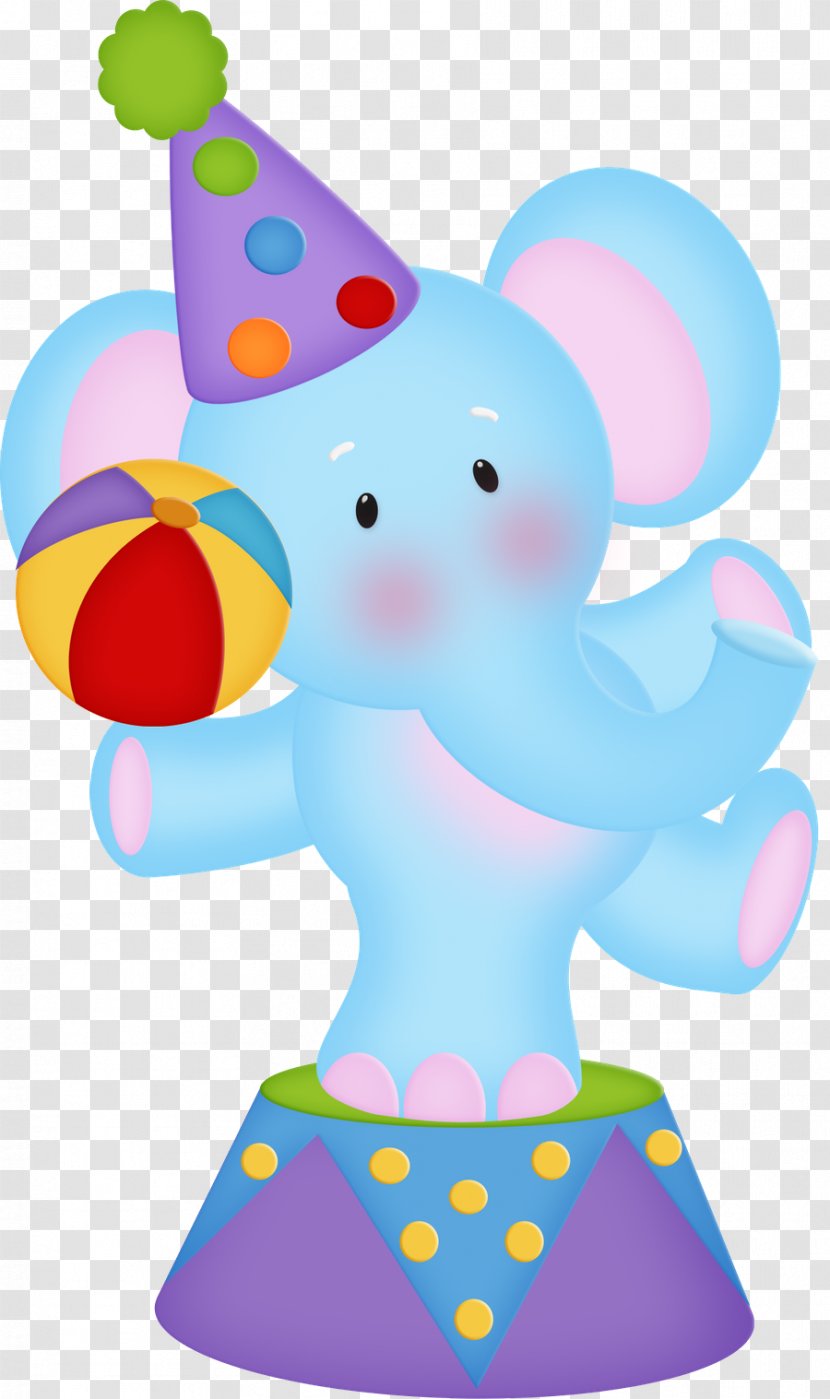Circus Elephant Clip Art - Baby Toys Transparent PNG
