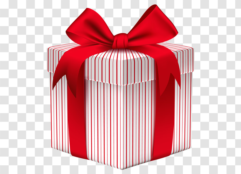 Red Ribbon Present Gift Wrapping Transparent PNG