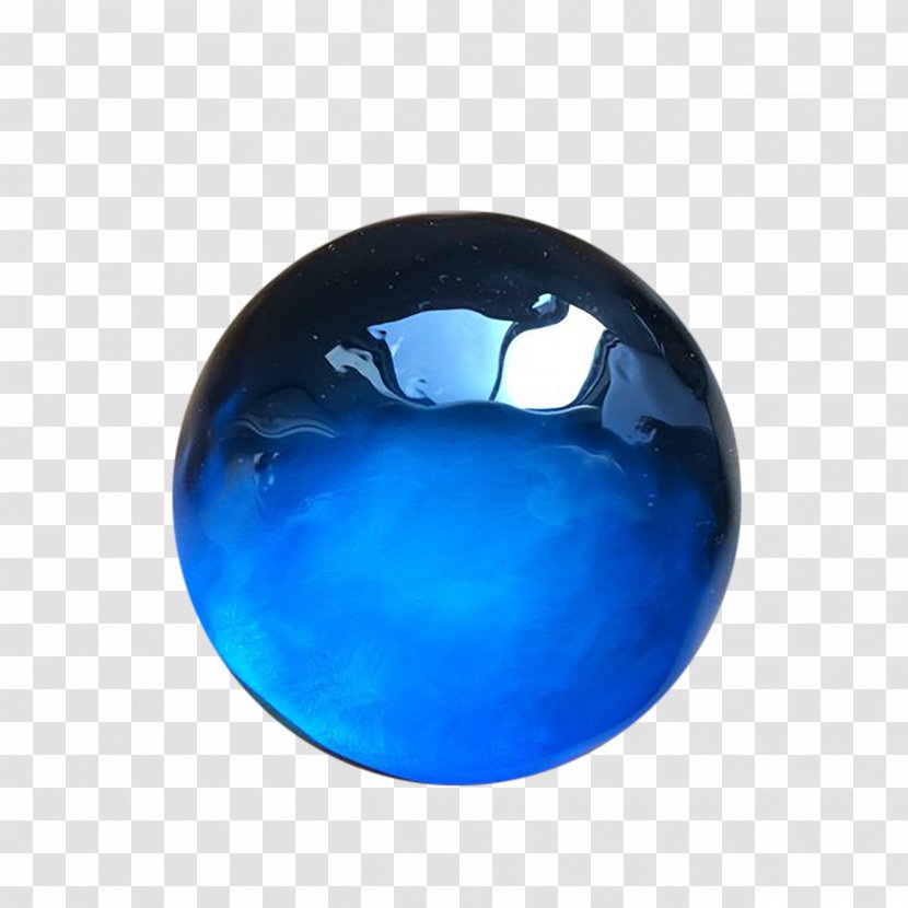 Glass Crystal Ball Computer File - Blue Ball,Beautiful Transparent PNG