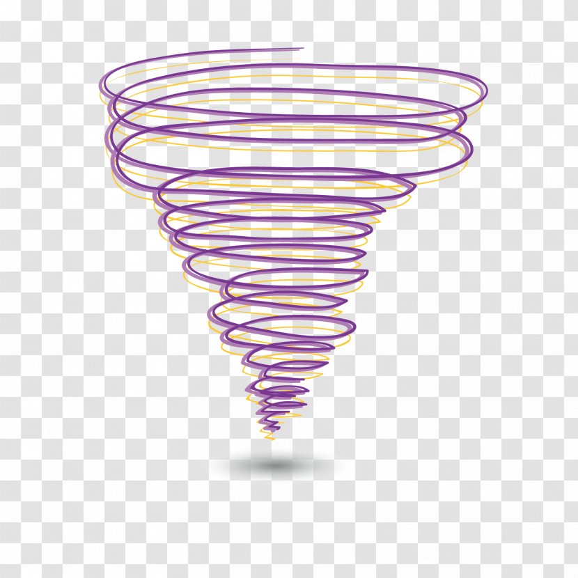 Tornado Helix - Differential Geometry Of Curves - Line Brush Transparent PNG