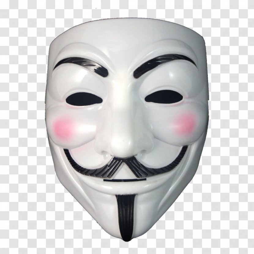 V For Vendetta Guy Fawkes Mask Gunpowder Plot Masquerade Ball - Cosplay Transparent PNG