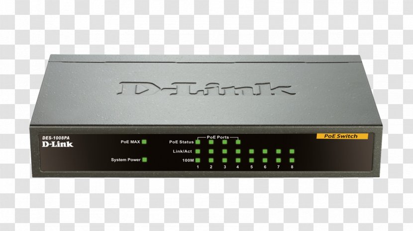 Power Over Ethernet Network Switch D-Link Power-line Communication Wireless Access Points - Point Transparent PNG