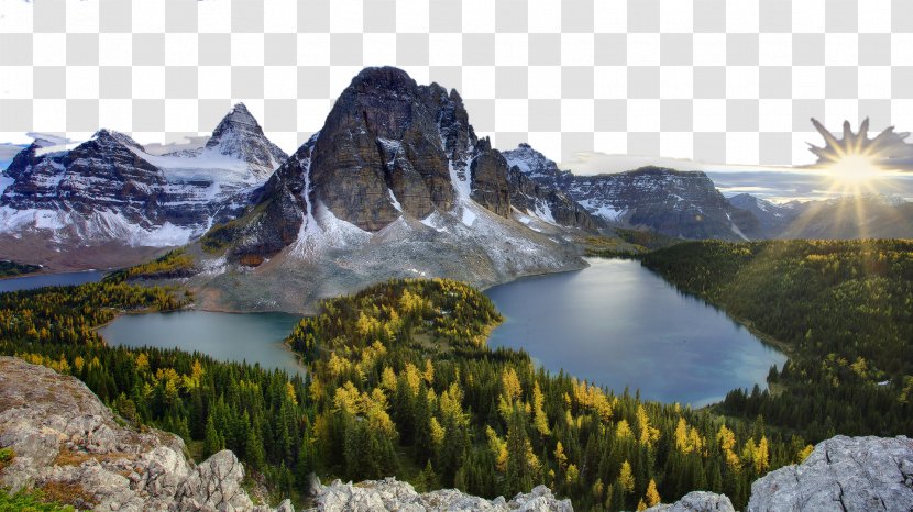 Mount Assiniboine Yoho National Park Robson Provincial Banff Magog, Lake - British Columbia - Canada Park, Eleven Transparent PNG