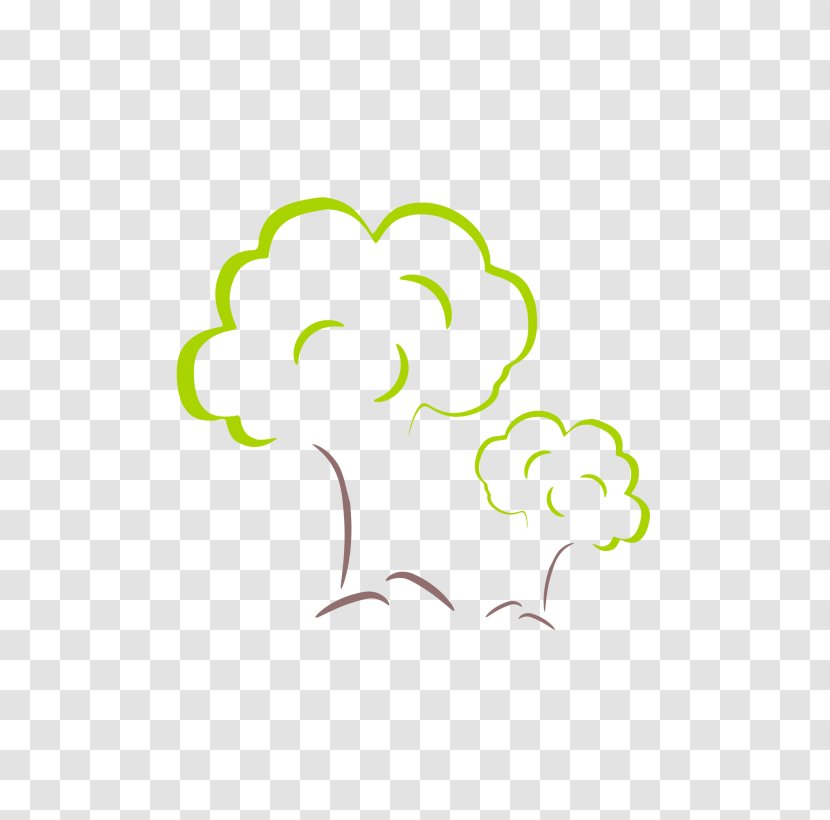 Logo Tree Object - Green Transparent PNG