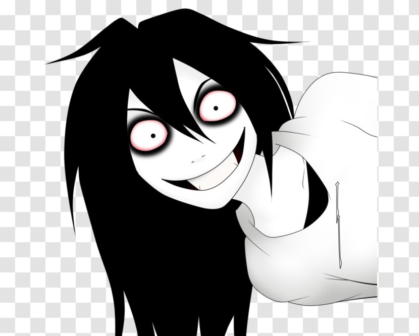 Jeff The Killer Creepypasta Drawing Slender: Eight Pages YouTube - Heart Transparent PNG