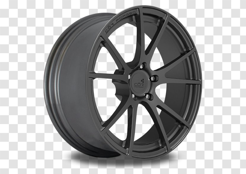 Alloy Wheel Car Tire Custom - Black Transparent PNG