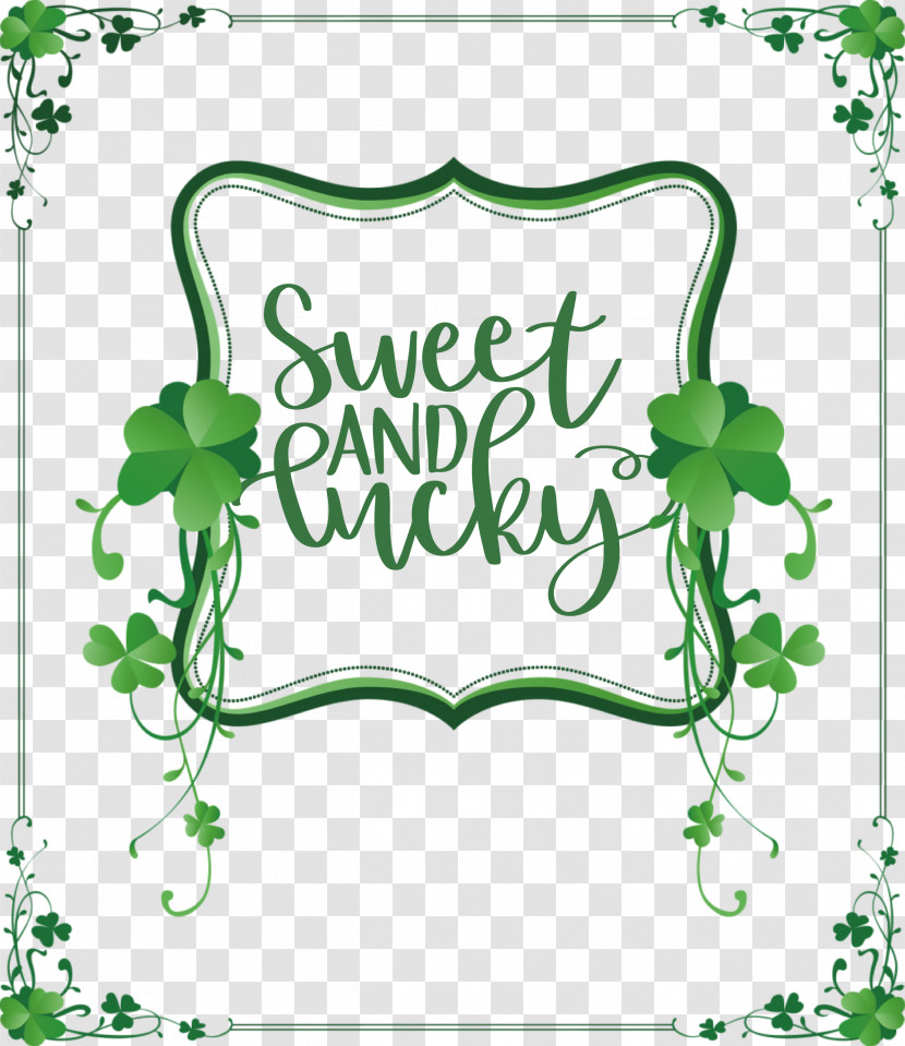 Sweet And Lucky St Patricks Day Transparent PNG