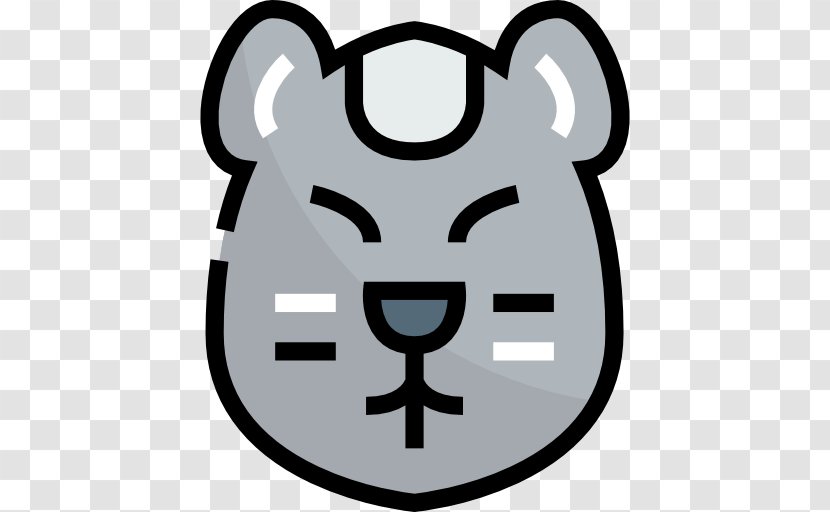 Cartoon White Snout Clip Art - Headgear - Hamster Transparent PNG