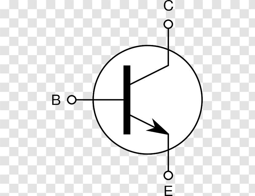 Clip Art Electronic Circuit Bipolar Junction Transistor Electronics - Line - Symbol For Buzzer Transparent PNG