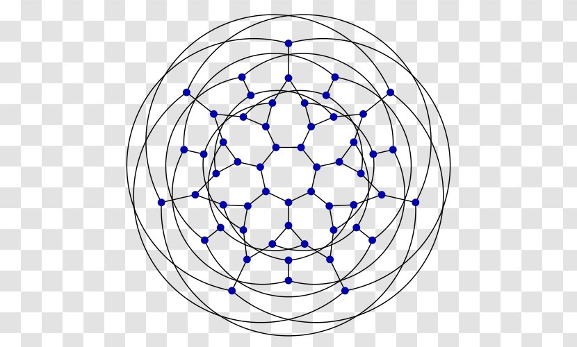 Klein Quartic Plane Curve Point Vertex Symmetry - Number - Cubic Graph Transparent PNG