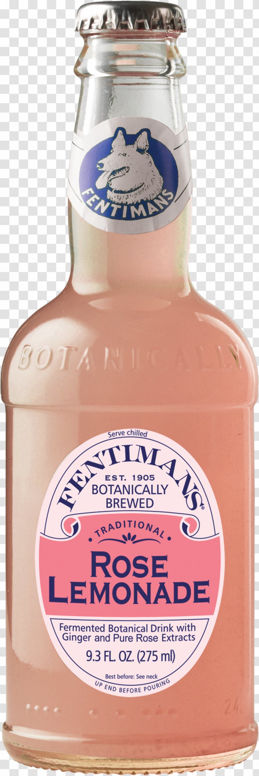 Fizzy Drinks Rosé Drink Mixer Lemonade Ginger Beer - Rose Transparent PNG