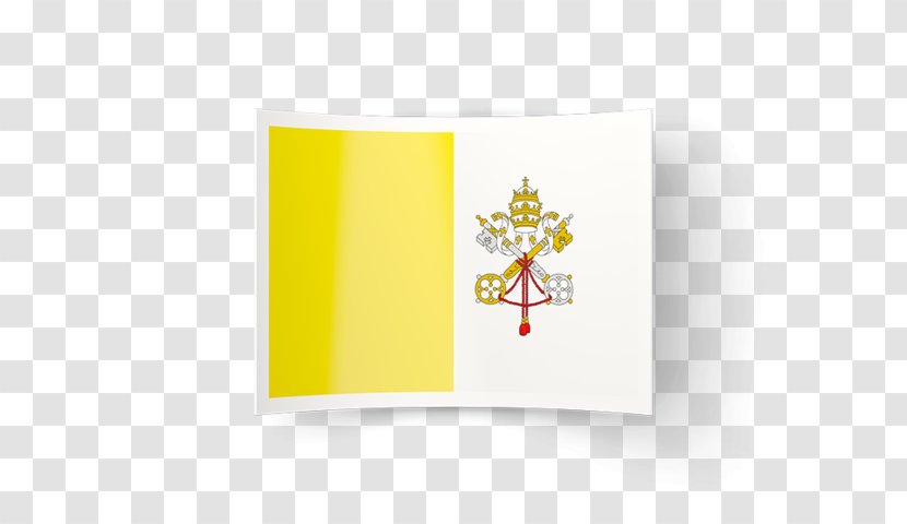 Flag Of Vatican City Car National Yellow - Brand - Vatiacn Transparent PNG