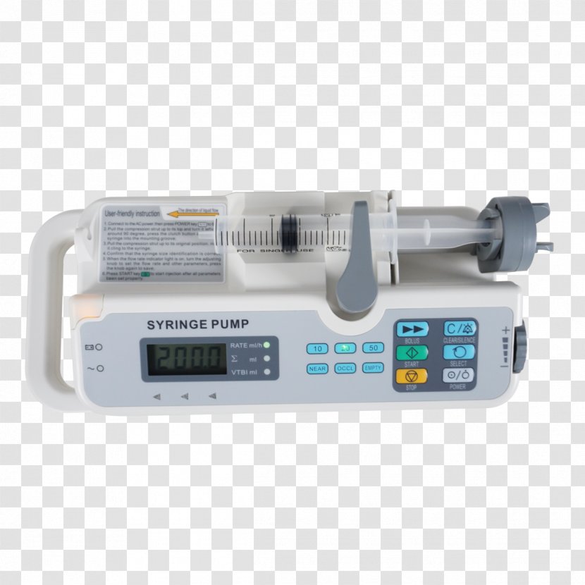 Veterinary Medicine Infusion Pump Veterinarian Anesthesia - Hardware - Syringe Transparent PNG