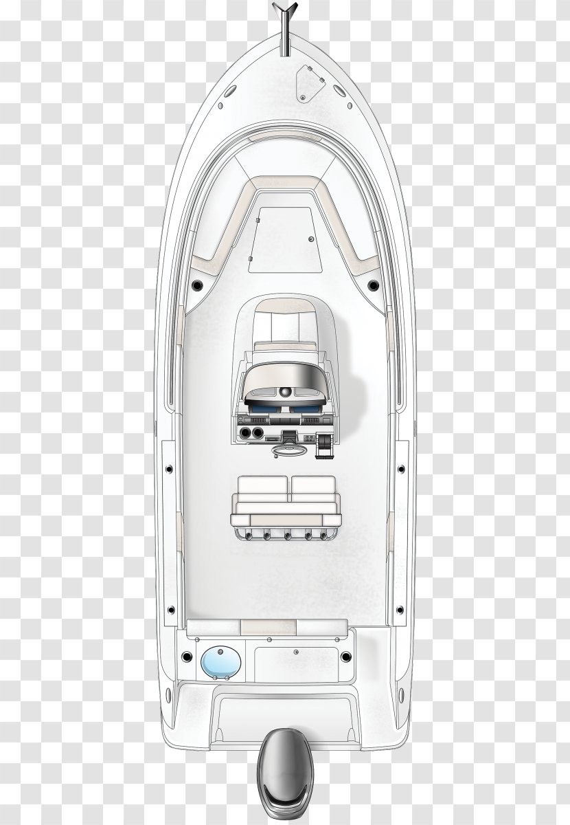 Center Console Boat Fishing Vessel - Length Overall - Plan Transparent PNG