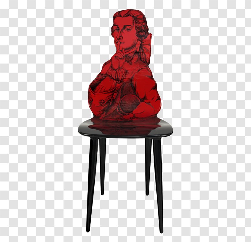 Chair Table Fornasetti Don Giovanni Candle Magazine Rack Furniture - Stool Transparent PNG