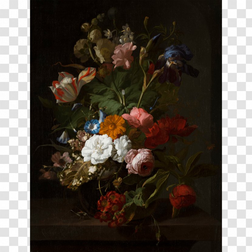 Mauritshuis A Vase Of Flowers With Still Life Painting - Plant Transparent PNG